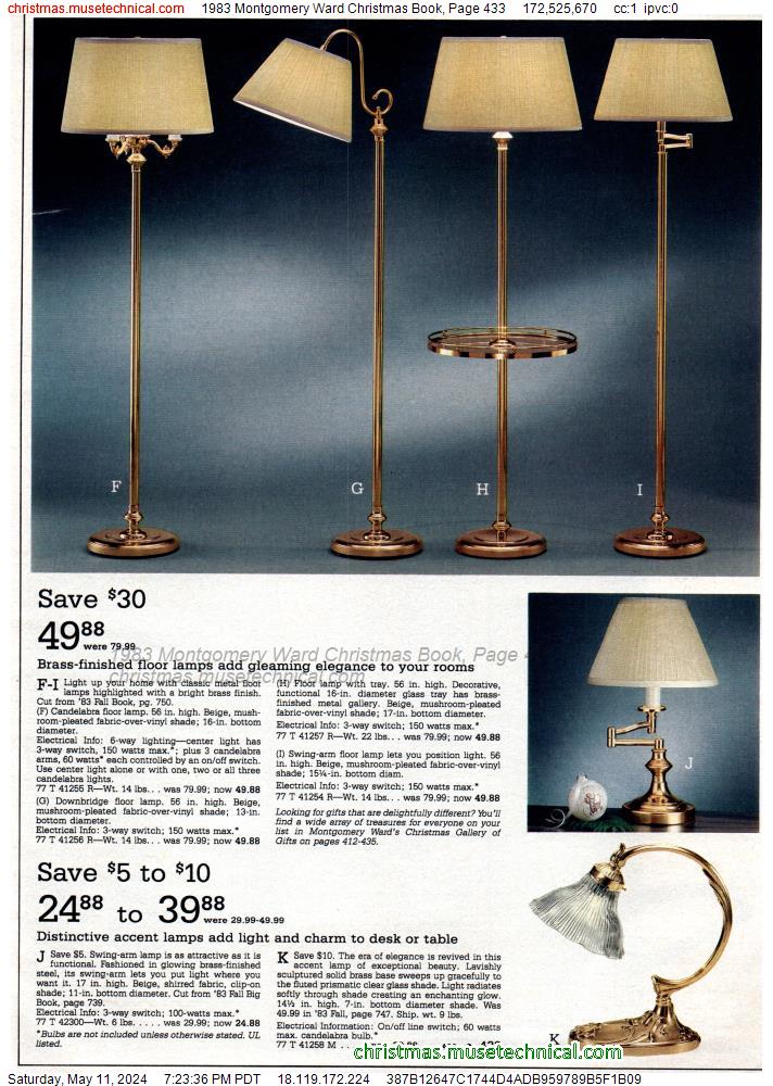 1983 Montgomery Ward Christmas Book, Page 433
