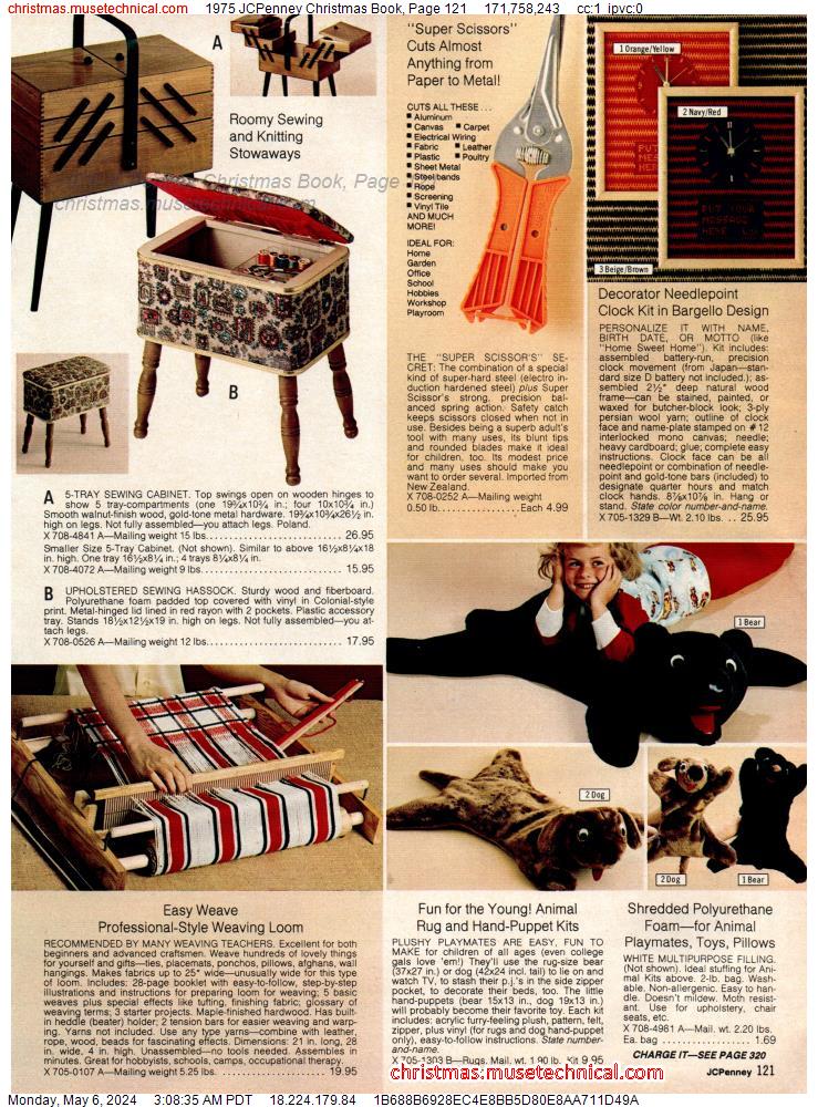 1975 JCPenney Christmas Book, Page 121