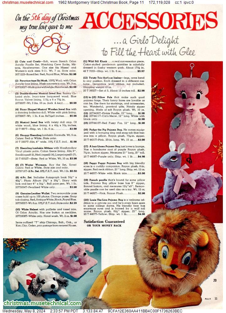 1962 Montgomery Ward Christmas Book, Page 11