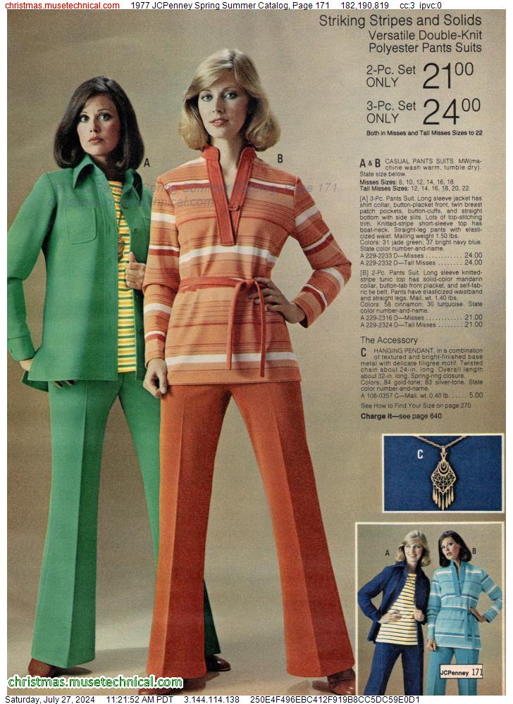 1977 JCPenney Spring Summer Catalog, Page 171