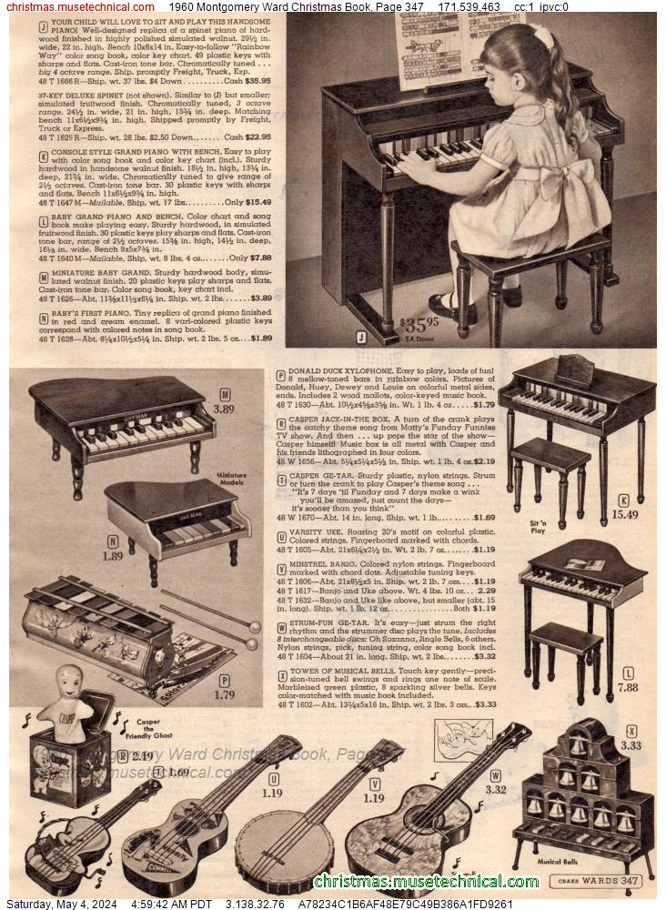 1960 Montgomery Ward Christmas Book, Page 347
