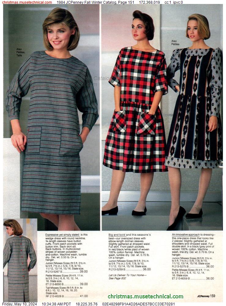 1984 JCPenney Fall Winter Catalog, Page 151