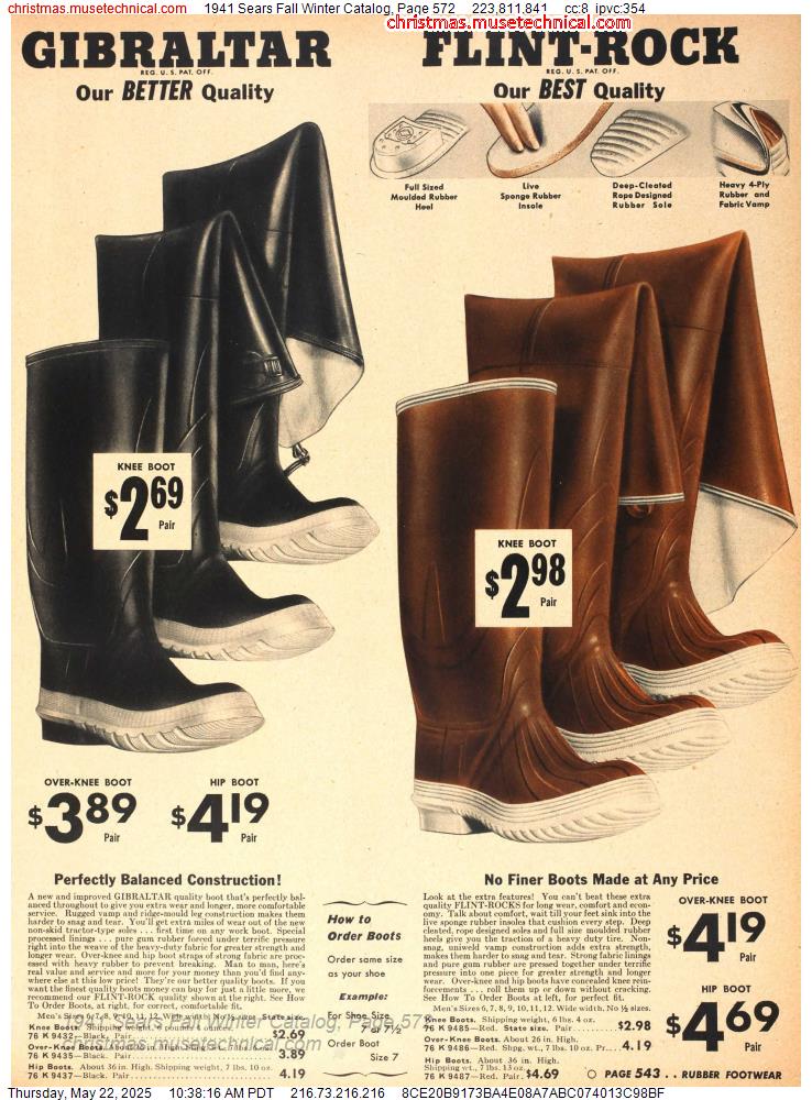 1941 Sears Fall Winter Catalog, Page 572