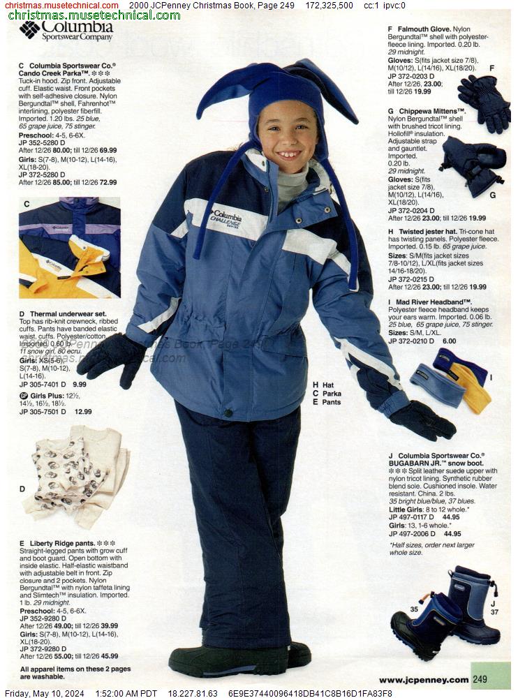 2000 JCPenney Christmas Book, Page 249