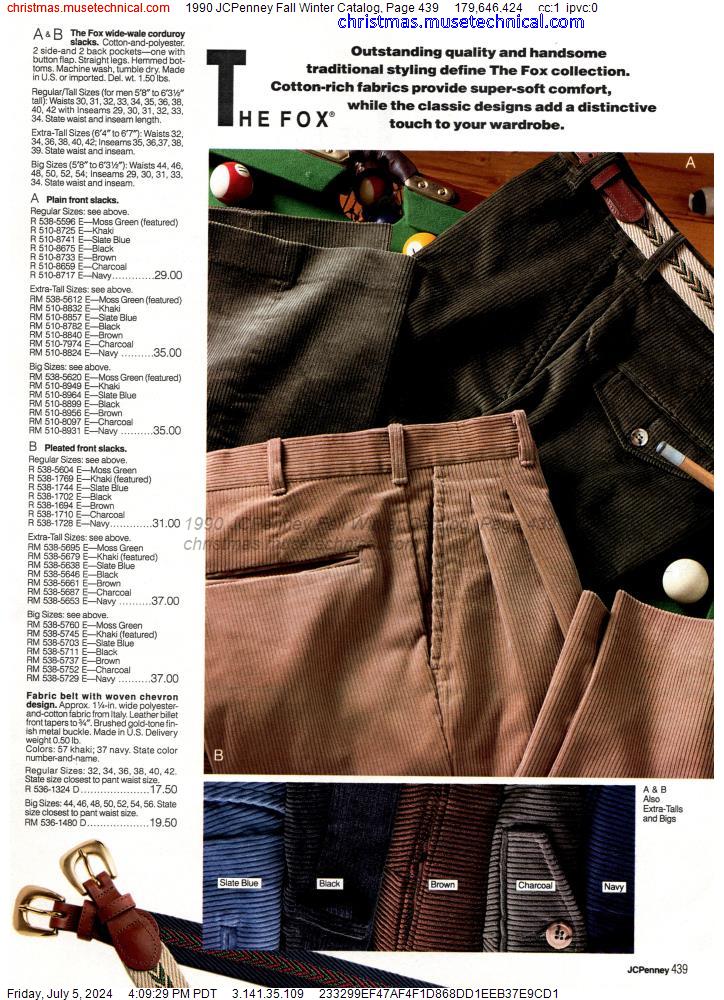 1990 JCPenney Fall Winter Catalog, Page 439