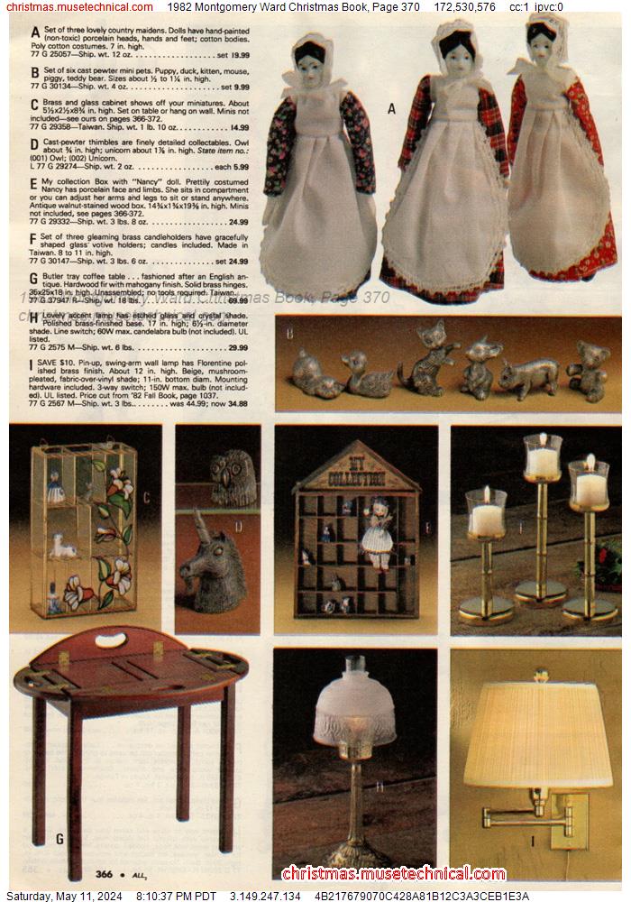 1982 Montgomery Ward Christmas Book, Page 370