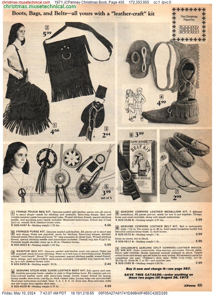 1971 JCPenney Christmas Book, Page 405
