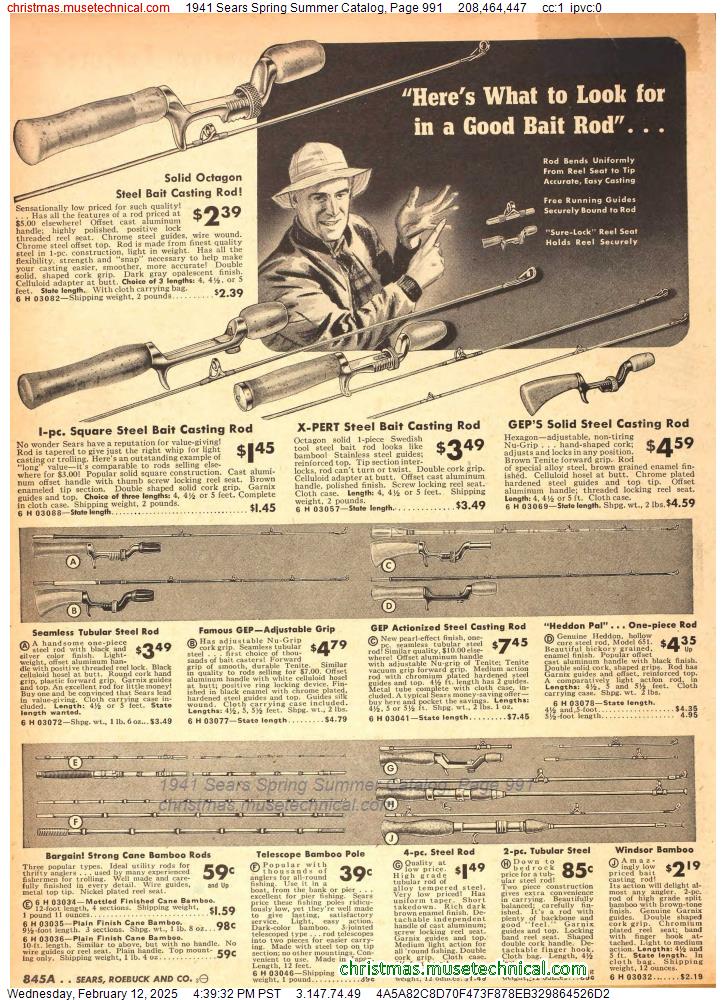 1941 Sears Spring Summer Catalog, Page 991