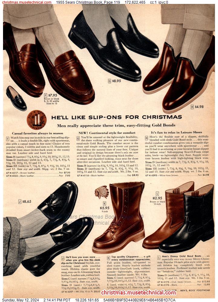 1955 Sears Christmas Book, Page 119