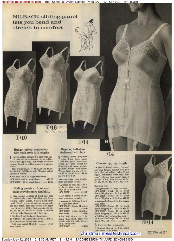 1968 Sears Fall Winter Catalog, Page 327