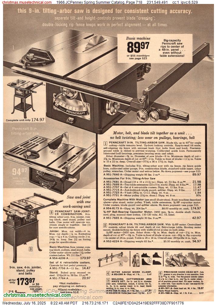 1966 JCPenney Spring Summer Catalog, Page 718