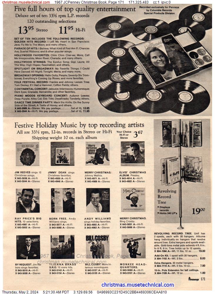 1967 JCPenney Christmas Book, Page 171
