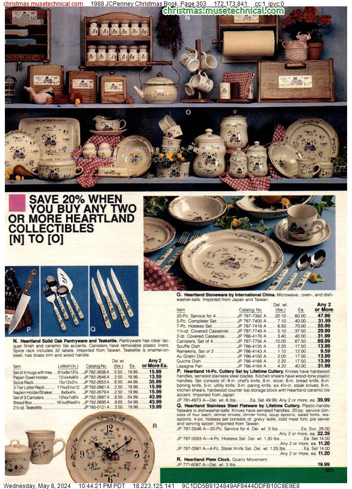1988 JCPenney Christmas Book, Page 303