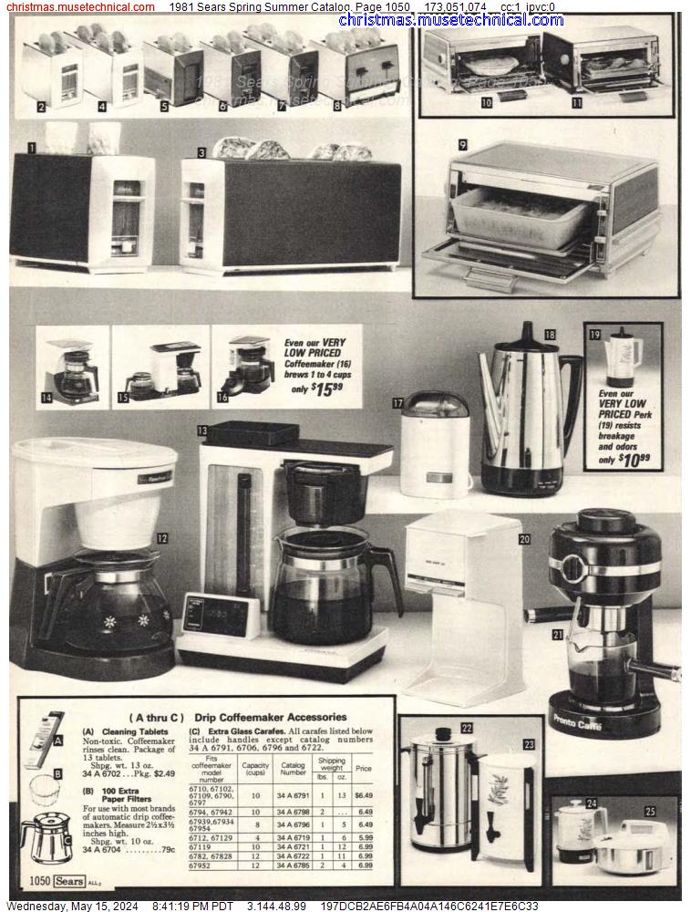 1981 Sears Spring Summer Catalog, Page 1050