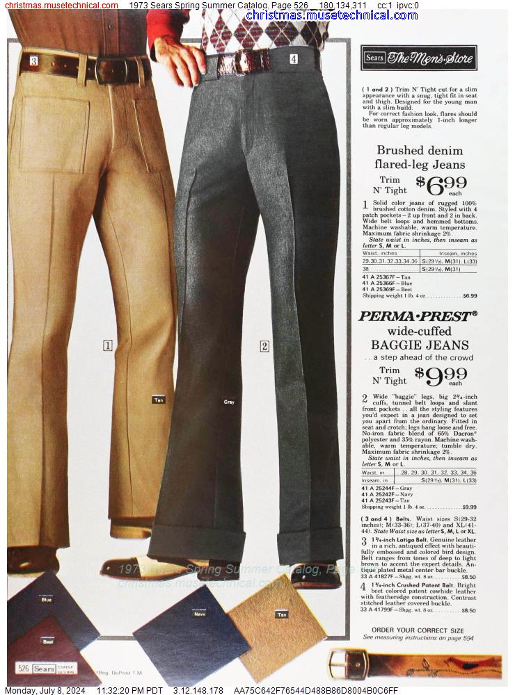 1973 Sears Spring Summer Catalog, Page 526