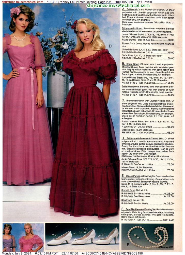 1983 JCPenney Fall Winter Catalog, Page 231