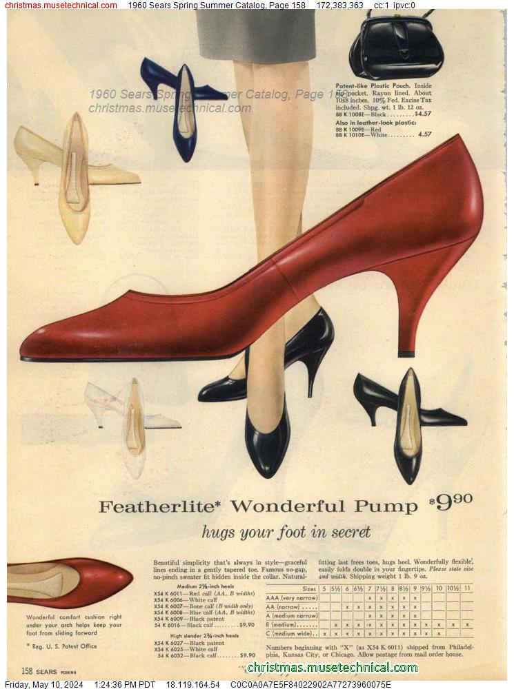 1960 Sears Spring Summer Catalog, Page 158