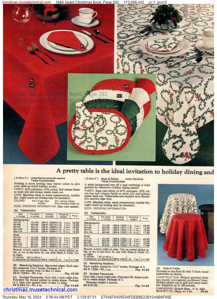 1980 Sears Christmas Book, Page 382