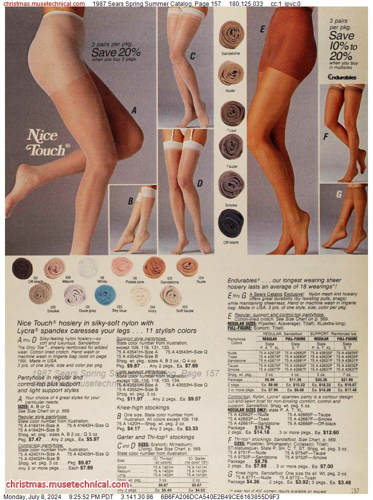 1987 Sears Spring Summer Catalog, Page 157