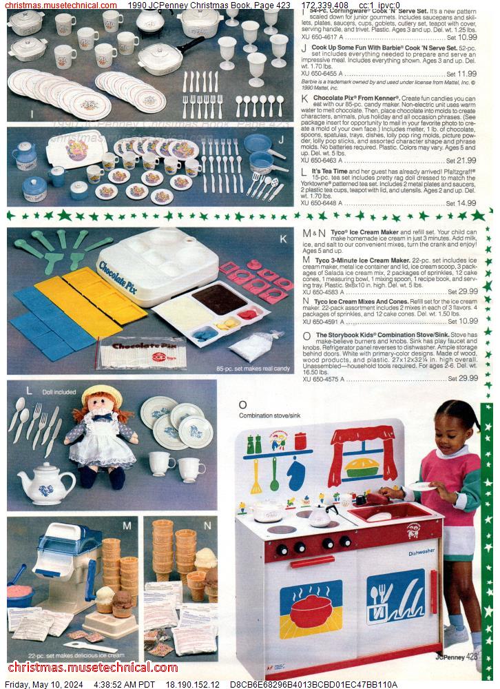 1990 JCPenney Christmas Book, Page 423