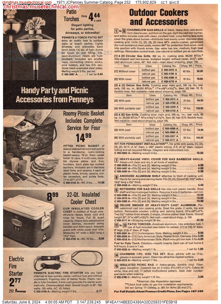1971 JCPenney Summer Catalog, Page 252