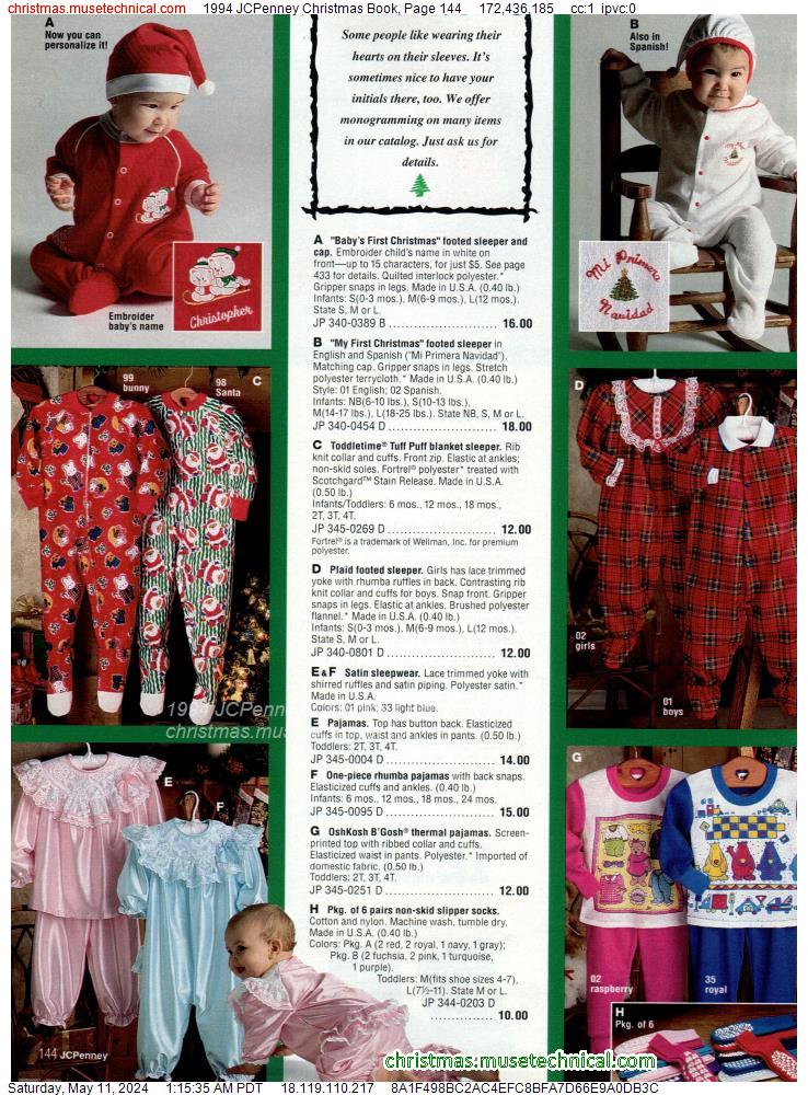 1994 JCPenney Christmas Book, Page 144