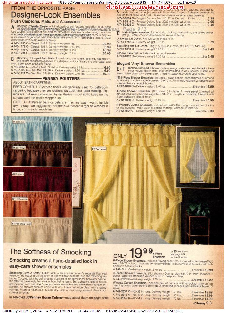 1980 JCPenney Spring Summer Catalog, Page 913