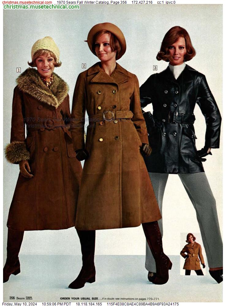1970 Sears Fall Winter Catalog, Page 356