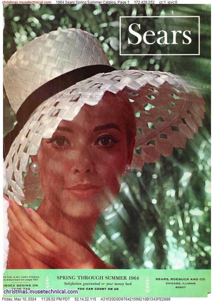 1964 Sears Spring Summer Catalog, Page 1