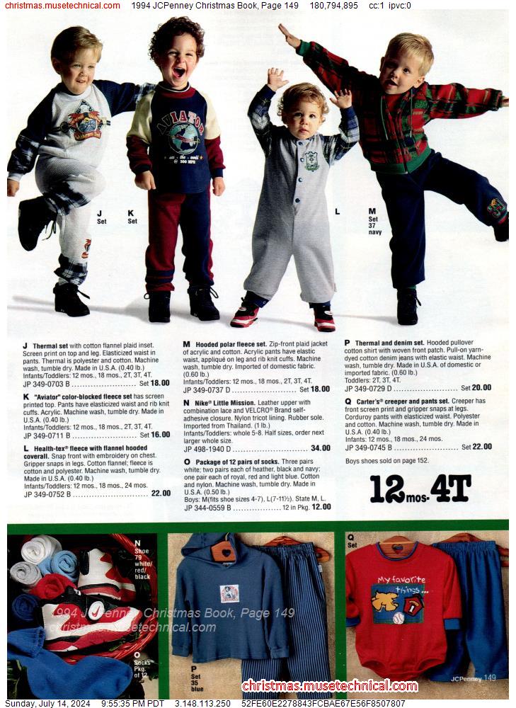 1994 JCPenney Christmas Book, Page 149