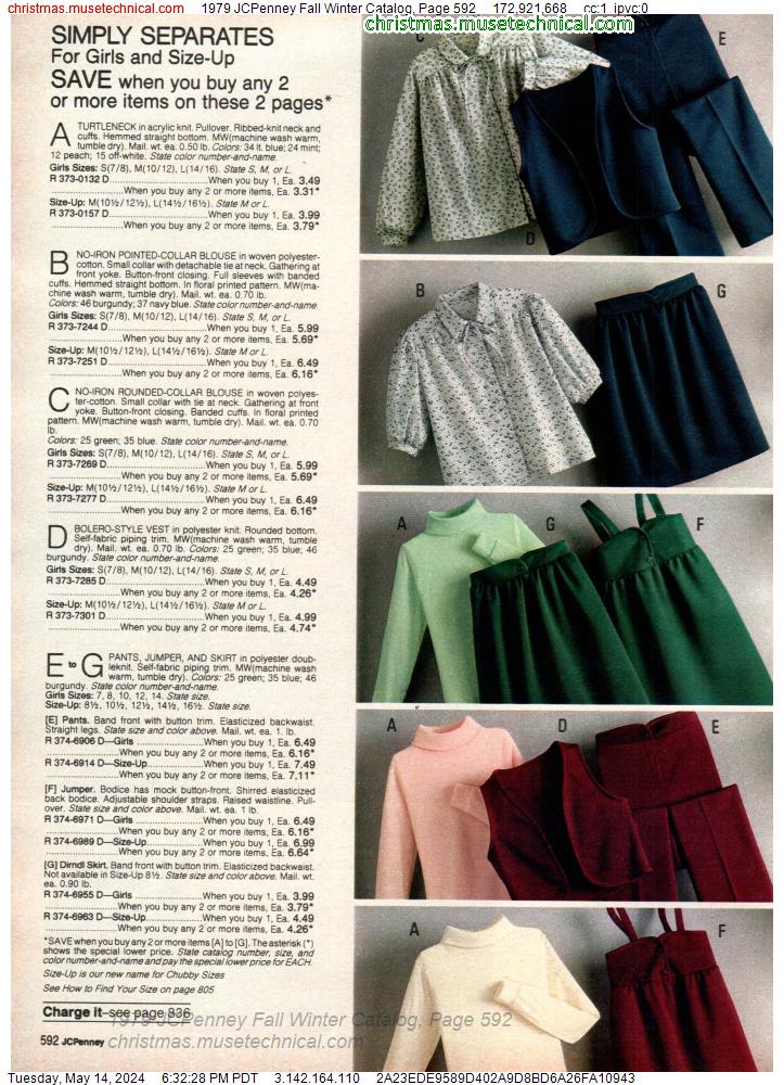 1979 JCPenney Fall Winter Catalog, Page 592