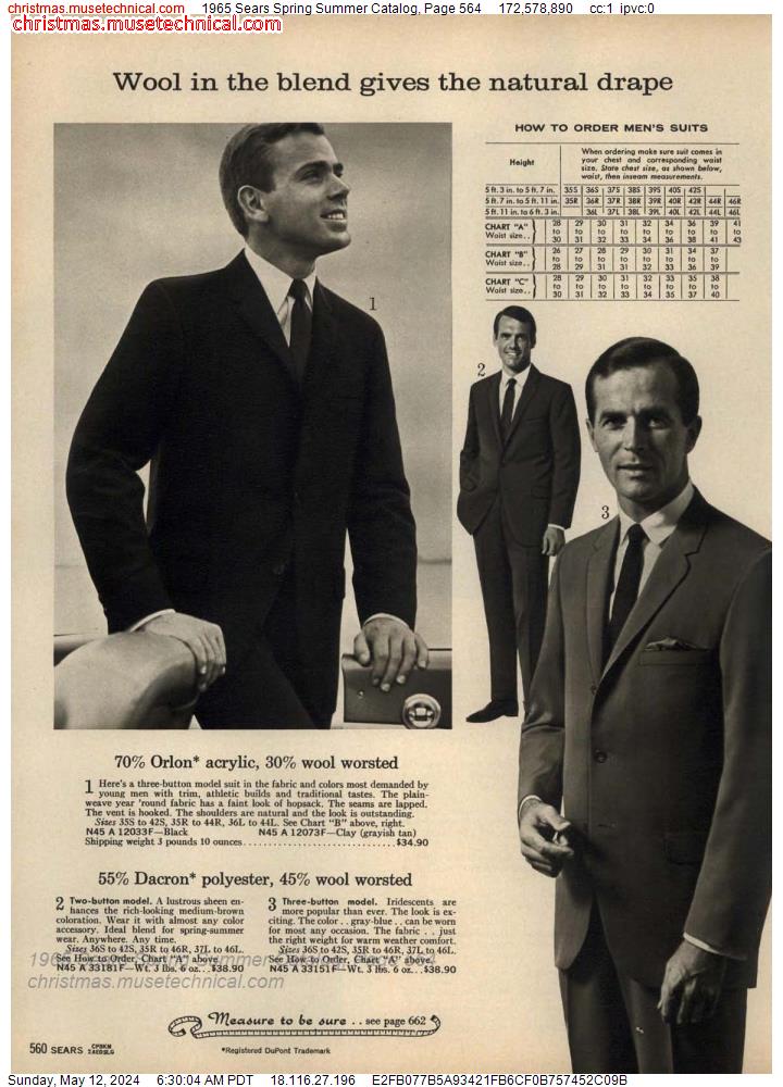 1965 Sears Spring Summer Catalog, Page 564