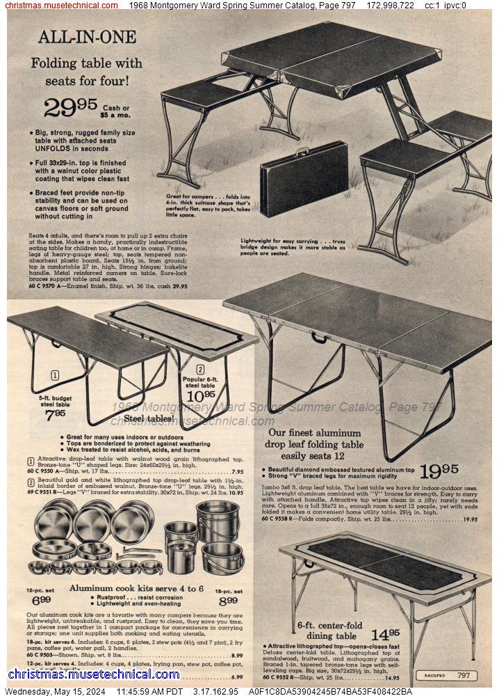 1968 Montgomery Ward Spring Summer Catalog, Page 797