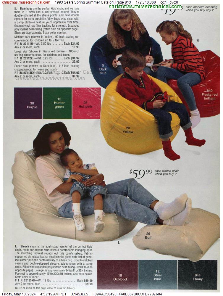 1993 Sears Spring Summer Catalog, Page 813