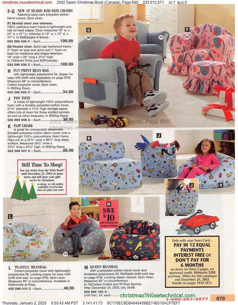 2002 Sears Christmas Book (Canada), Page 685