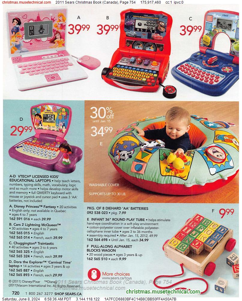 2011 Sears Christmas Book (Canada), Page 754