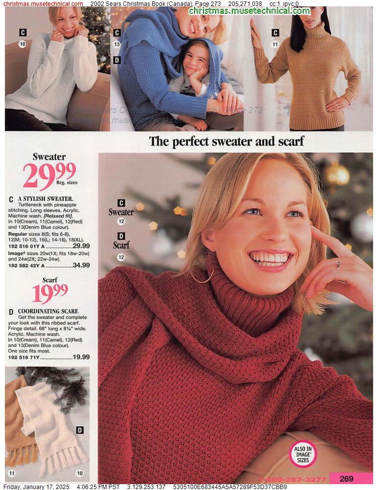 2002 Sears Christmas Book (Canada), Page 273