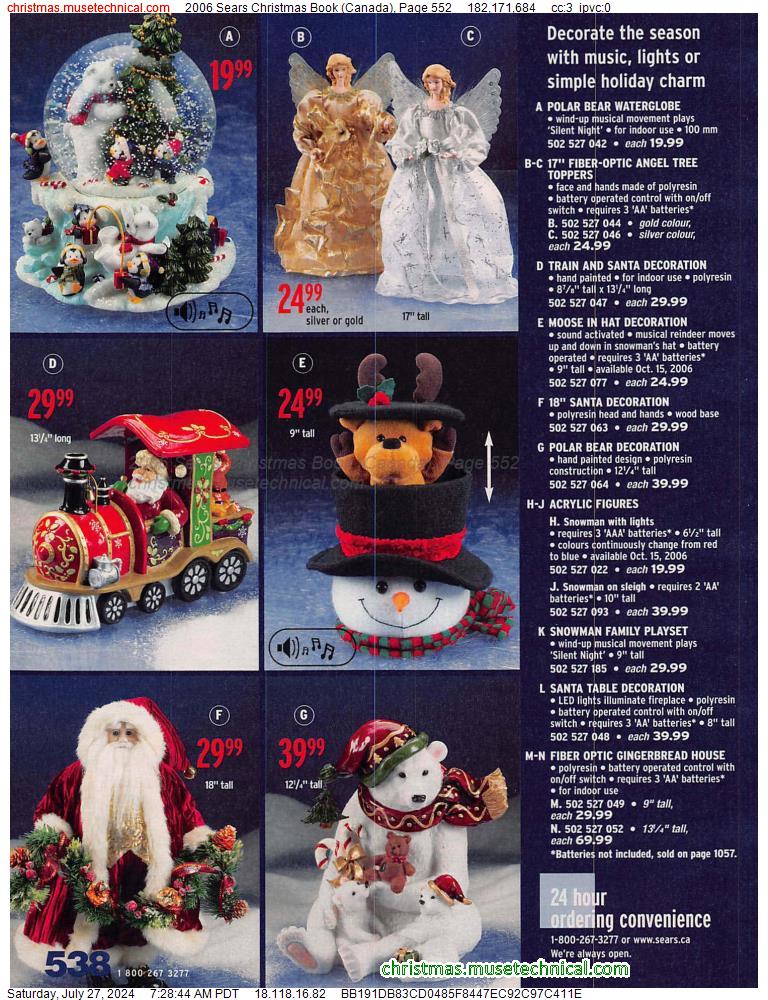 2006 Sears Christmas Book (Canada), Page 552