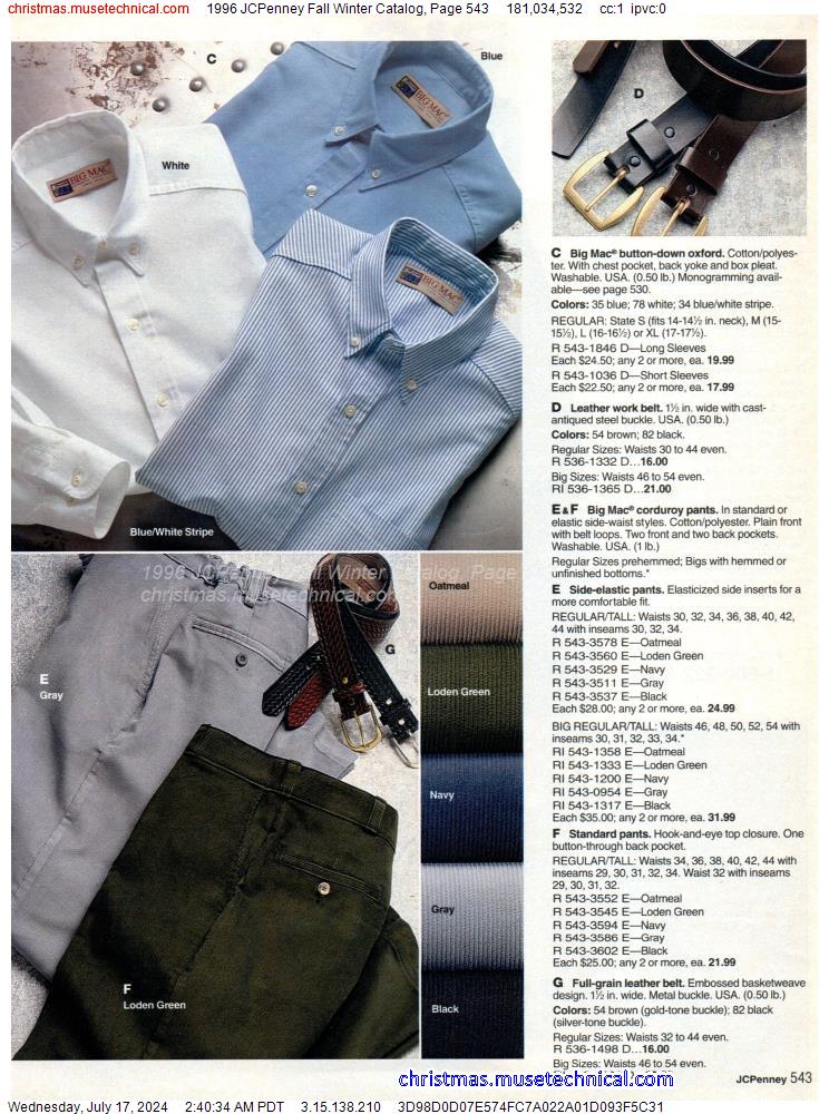 1996 JCPenney Fall Winter Catalog, Page 543