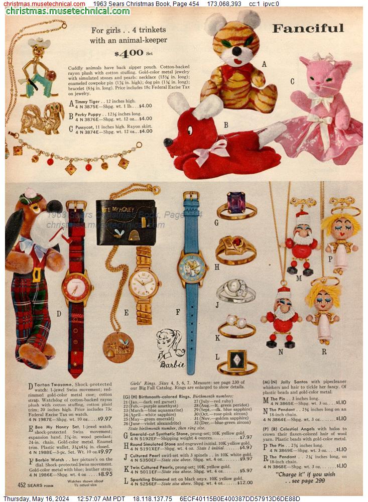 1963 Sears Christmas Book, Page 454