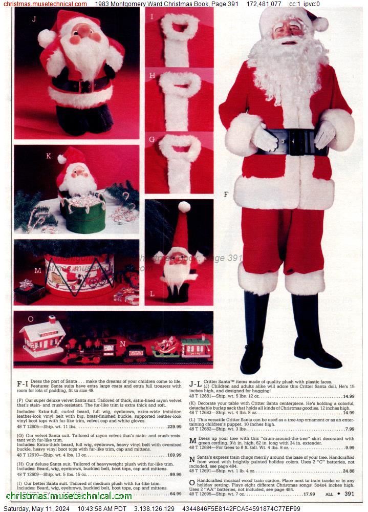 1983 Montgomery Ward Christmas Book, Page 391