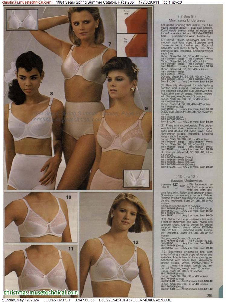 1984 Sears Spring Summer Catalog, Page 205