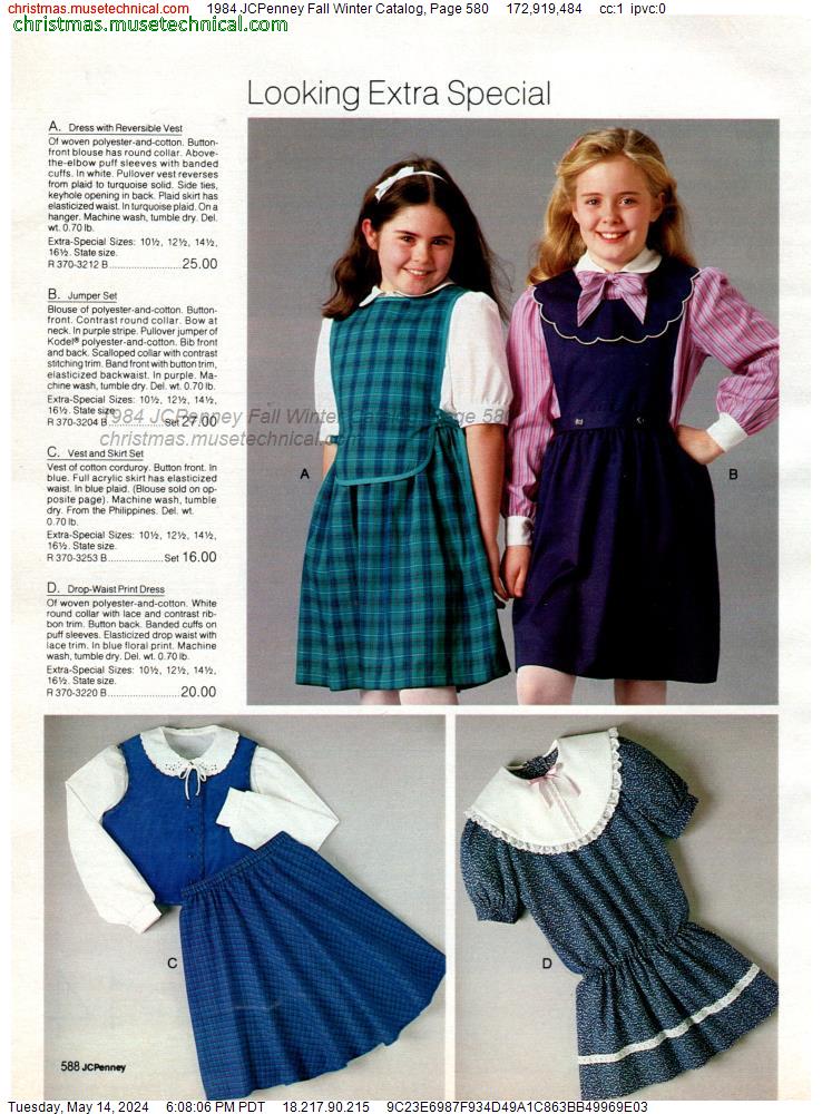 1984 JCPenney Fall Winter Catalog, Page 580