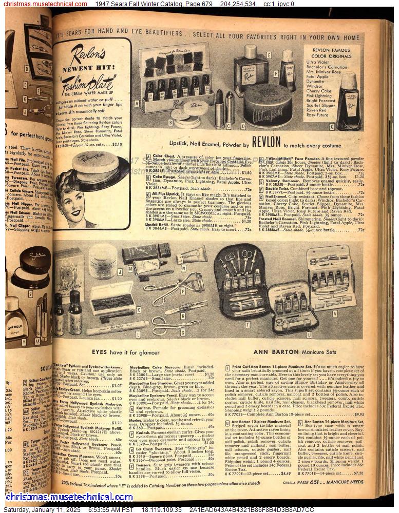 1947 Sears Fall Winter Catalog, Page 679