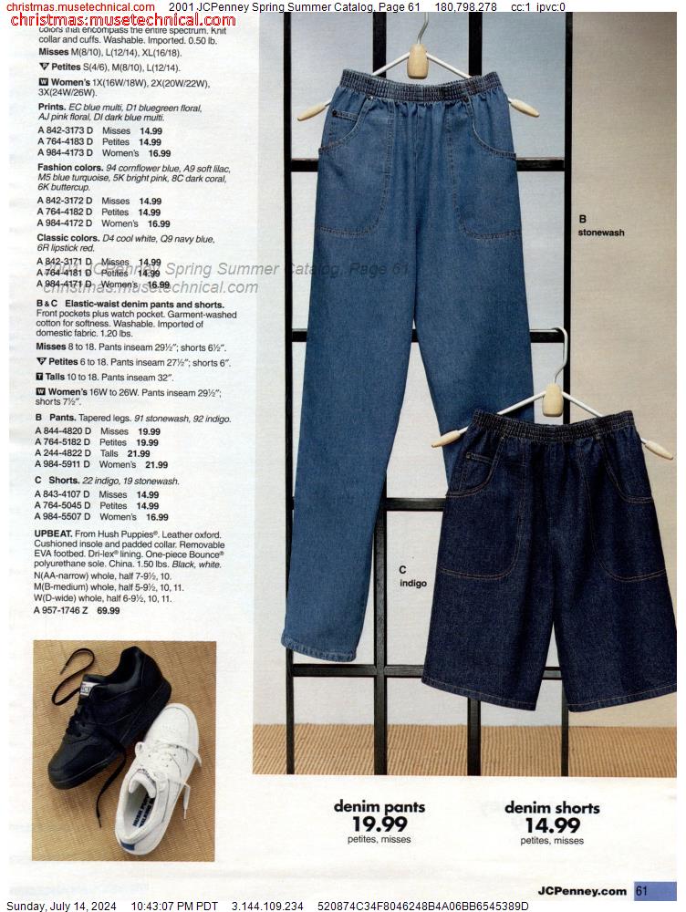 2001 JCPenney Spring Summer Catalog, Page 61