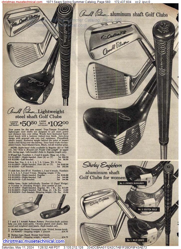 1971 Sears Spring Summer Catalog, Page 560