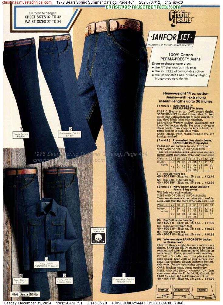 1978 Sears Spring Summer Catalog, Page 464