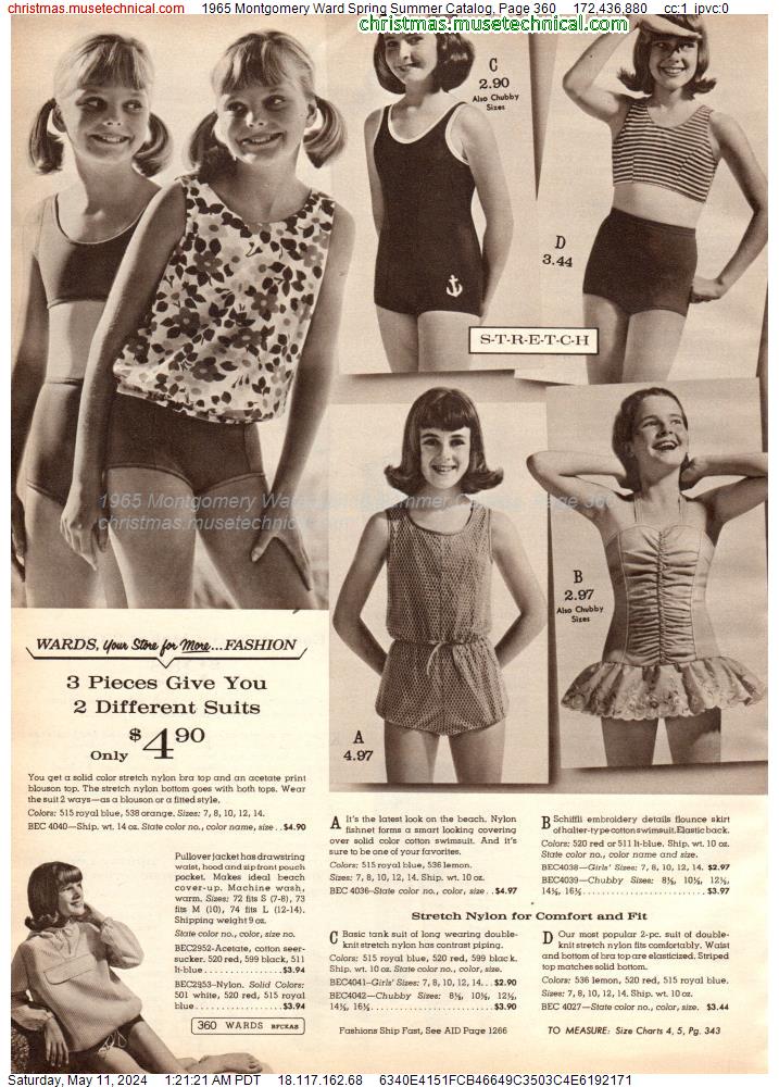 1965 Montgomery Ward Spring Summer Catalog, Page 360