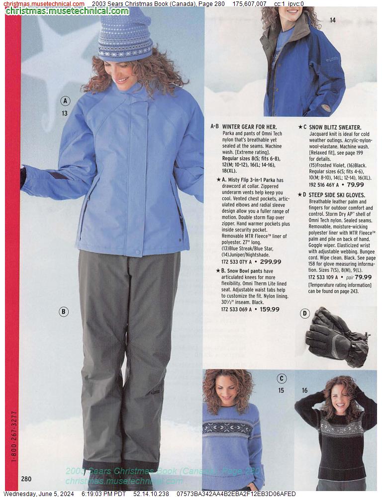 2003 Sears Christmas Book (Canada), Page 280
