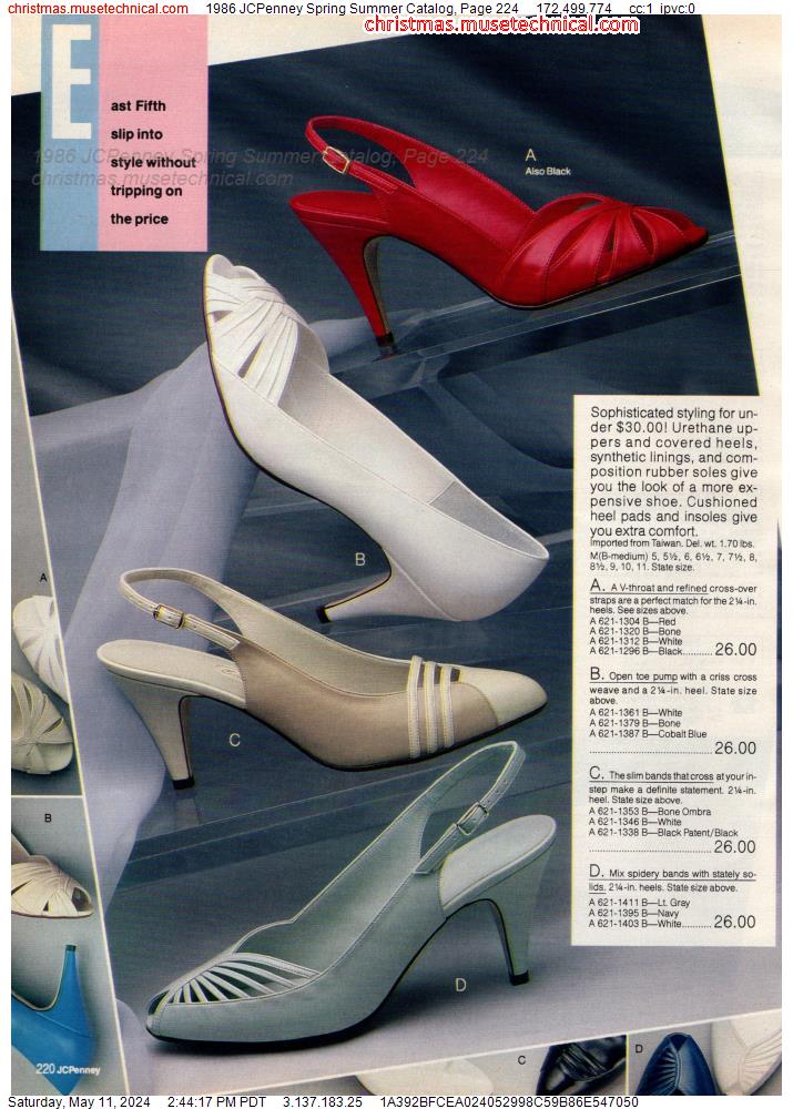 1986 JCPenney Spring Summer Catalog, Page 224
